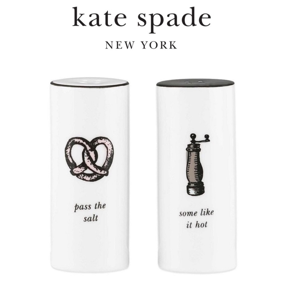 Kate Spade Cause a Stir Salt & Pepper Shakers